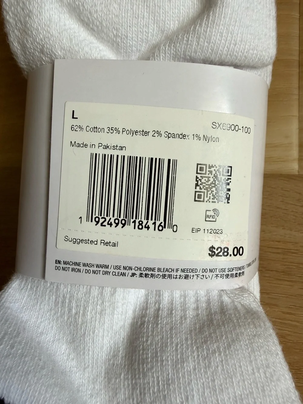 Nike Everyday Plus Cushioned Training No-Show Socks (6 Pairs) - SX6900-100 - NWT